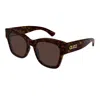 Gucci Gg1789s002 Havana Havana Brown In Brown