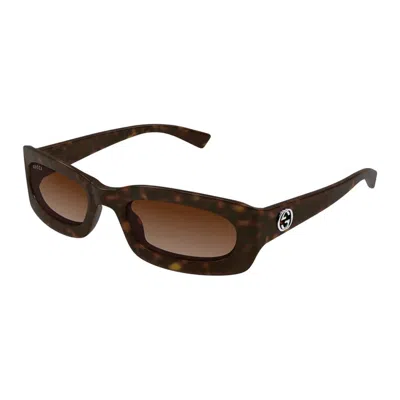 Gucci Eyewear Sunglasses In Brown