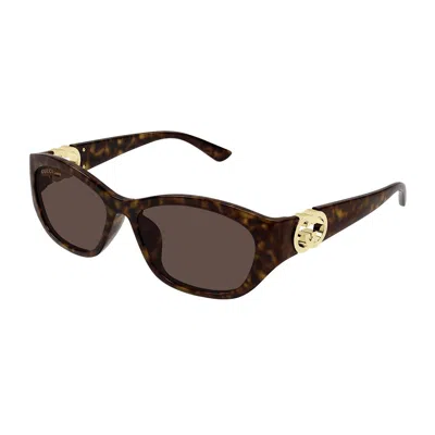 Gucci Eyewear Sunglasses In Brown