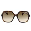 Gucci Acetate Havana Sunglasses In Brown