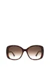 Gucci Double G Square-frame Sunglasses In Brown