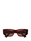 Gucci Eyewear Cat-eye Frame Sunglasses In Brown