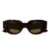Gucci Gg1421s-002havana-havana-brown In Brown