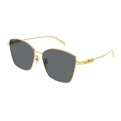 Gucci Eyewear Sunglasses In Gold