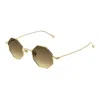 Gucci Eyewear Sunglasses In Gold