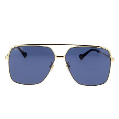 Gucci Eyewear Sunglasses In Gold