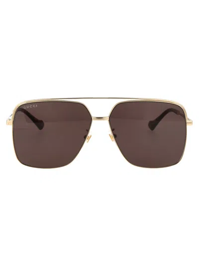 Gucci Gg1099sa Sunglasses In Gold