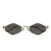 Gucci Eyewear Sunglasses In Gold