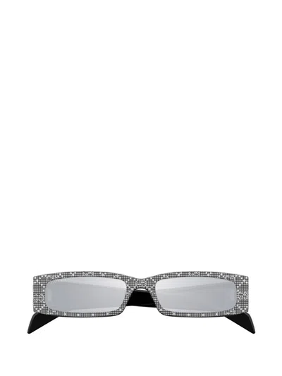 Gucci Eyewear Rectangular Frame Sunglasses In Gray