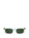 Gucci Green Green Green Acetate Sunglasses In Green