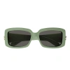 Gucci Gg1403s Green Sunglasses In Green