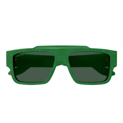 Gucci Eyewear Sunglasses In Green