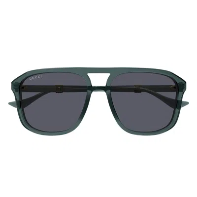 Gucci Eyewear Sunglasses In Green