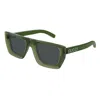 Gucci Eyewear Sunglasses In Green