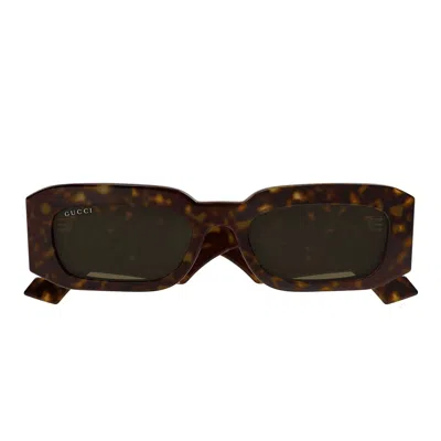 Gucci Eyewear Sunglasses In Brown