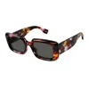 Gucci Grey Rectangular Ladies Sunglasses Gg1906s 001 53 In Multi
