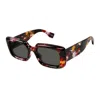 Gucci Grey Rectangular Ladies Sunglasses Gg1906s 001 53 In Multicolor