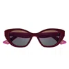 Gucci Eyewear Cat-eye Frame Sunglasses In Multicolor