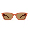 Gucci Eyewear Sunglasses In Orange