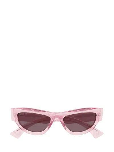 Gucci Red Cat Eye Ladies Sunglasses Gg1834s 010 53 In Pink
