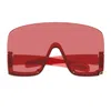 Gucci Mask Oversized-frame Sunglasses In Red