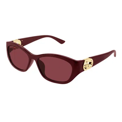 Gucci Eyewear Sunglasses In Red
