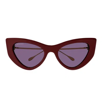 Gucci Eyewear Sunglasses In Red