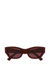 Gucci Eyewear Low Nose Bridge Fit Sunglasses In Brown