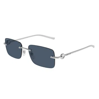 Gucci Eyewear Sunglasses In Silver