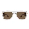 Gucci Eyewear Square Frame Sunglasses In Transparent