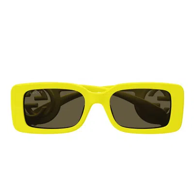 Gucci Eyewear Sunglasses In Yellow