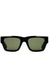 Gucci Rectangular Frame Sunglasses In Black