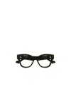 Gucci Eyewear Cat Eye Frame Glasses In Black
