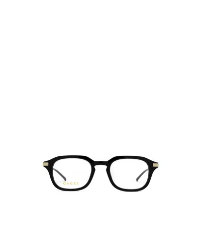 Gucci Eyewear Square Frame Glasses In Black