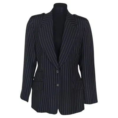 Pre-owned Gucci F/a 1996  & Tom Ford Fall / Winter Blazer Jacket 44 It In Black