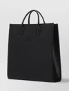GUCCI FABRIC AND LEATHER SHOPPING BAG