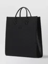 Gucci Man Gg Supreme Fabric And Leather Shopping Bag