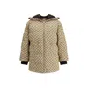 Gucci Women Fabric Bomber Jacket In Neutral