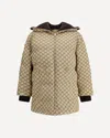Gucci Women Fabric Bomber Jacket In Nude