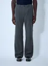 Gucci Men Faded Canvas Pants In Black