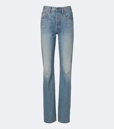 Gucci Straight Light Blue Jeans With Faded Effect