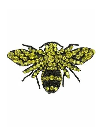 Pre-owned Gucci Fashion Jewelry Resin Pin Brooch In Gold