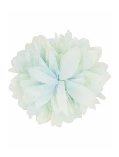 Pre-owned Gucci Fashion Jewelry Silk Pin Brooch In Blue