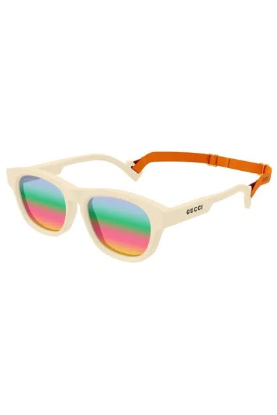 Gucci Fashion Sunglasses 53mm Rectangular Design In Neutral