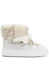 Gucci Women's Wool-effect Booties In Neutrals