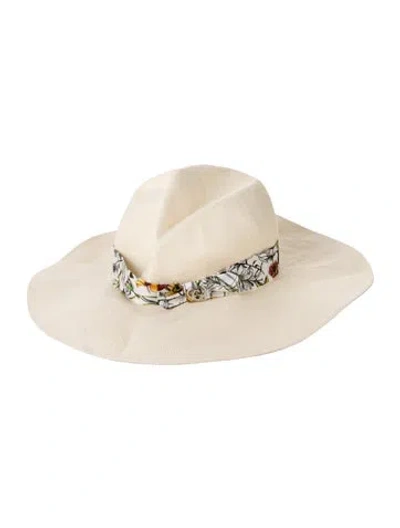 Pre-owned Gucci Fedora Hat In Neutral