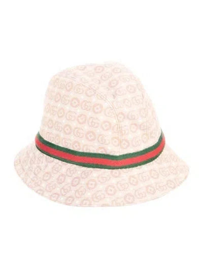 Pre-owned Gucci Fedora Hat W/tags In Neutrals