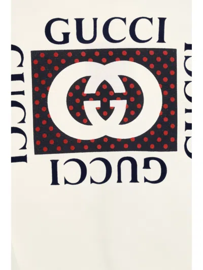 Gucci Felted Cotton Sweatshirt In White