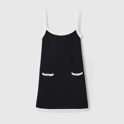 Gucci Fine Cotton Dress In Black