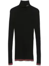 Gucci Cashmere And Silk Blend Top In Black